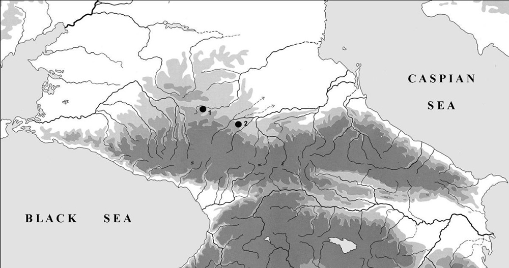 Археологическая карта северного кавказа