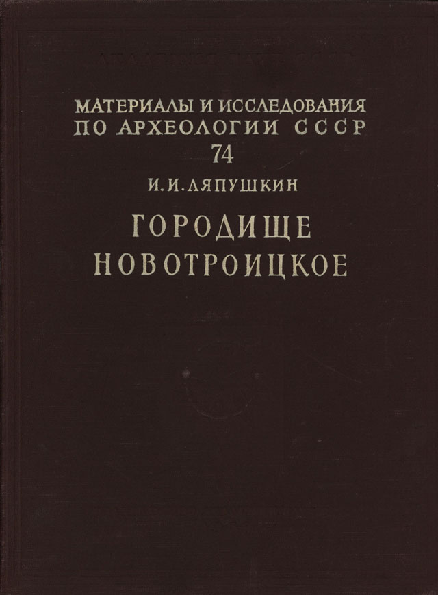 Городище Новотроицкое. О культуре восточных славян в период сложения Киевского государства